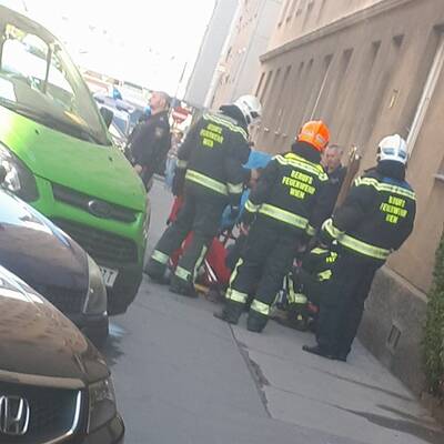 Unfall in Wien-Favoriten