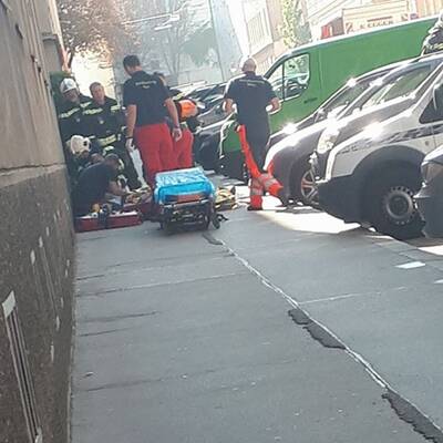 Unfall in Wien-Favoriten