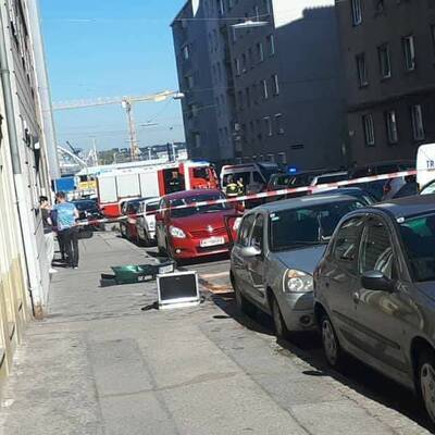 Unfall in Wien-Favoriten
