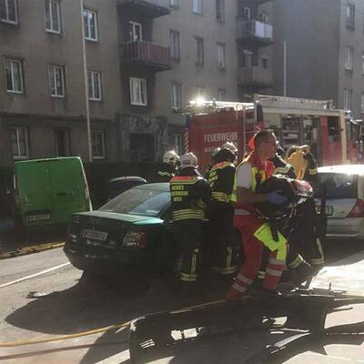 Unfall in Wien-Favoriten