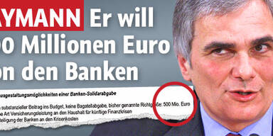 Koalition bittet Banken zur Kasse