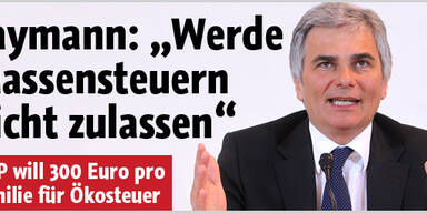 Faymann sagt 
