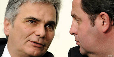 Faymann und Pröll planen noch kein Hilfspaket