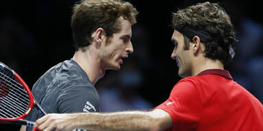 Federer f&uuml;hrt Wien-Sieger Murray vor