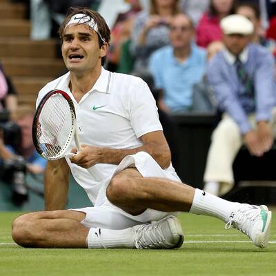 So feiert Roger Federer den Wimbledon-Titel