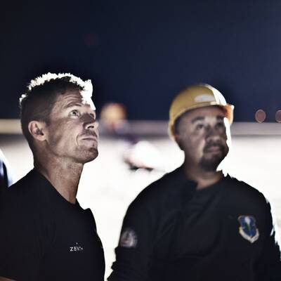 Wegen Windes wurde Baumgartners Sprung abgebrochen.