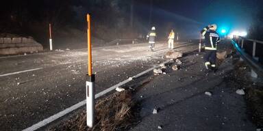 T&ouml;dlicher Unfall bei Aufr&auml;umarbeiten nach Felssturz