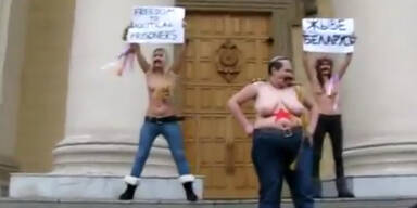 Geheimdienst entführt nackte Feministinnen