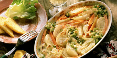 Fenchel-Karotten-Gratin