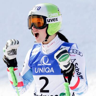 So jubelt Anna Fenninger über Bronze