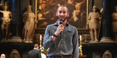 Ferdinand Habsburg beim Friedensgebet im Stephansdom