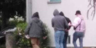 Hier wird ein Serienr&auml;uber in Wien gefasst