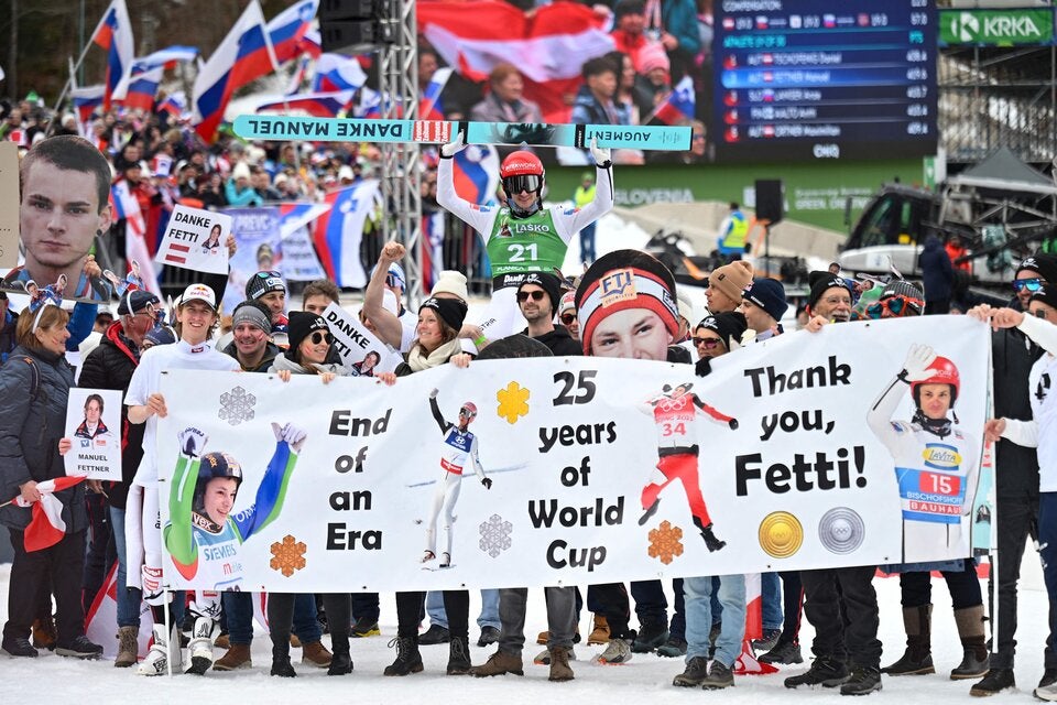 Tschüss Manuel Fettner: Das waren seine letzten Sprünge