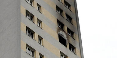 Gefährlicher Brand in Wiener Hochhaus