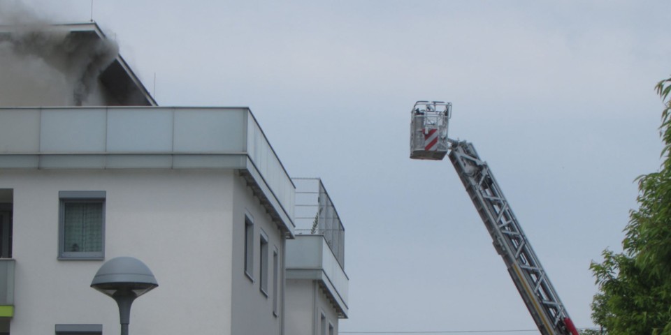 Feuerwehreinsatz in Mistelbach
