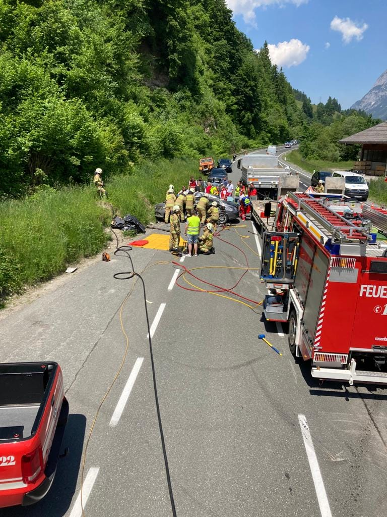Feuerwehr  Bischofshofen  Unfall