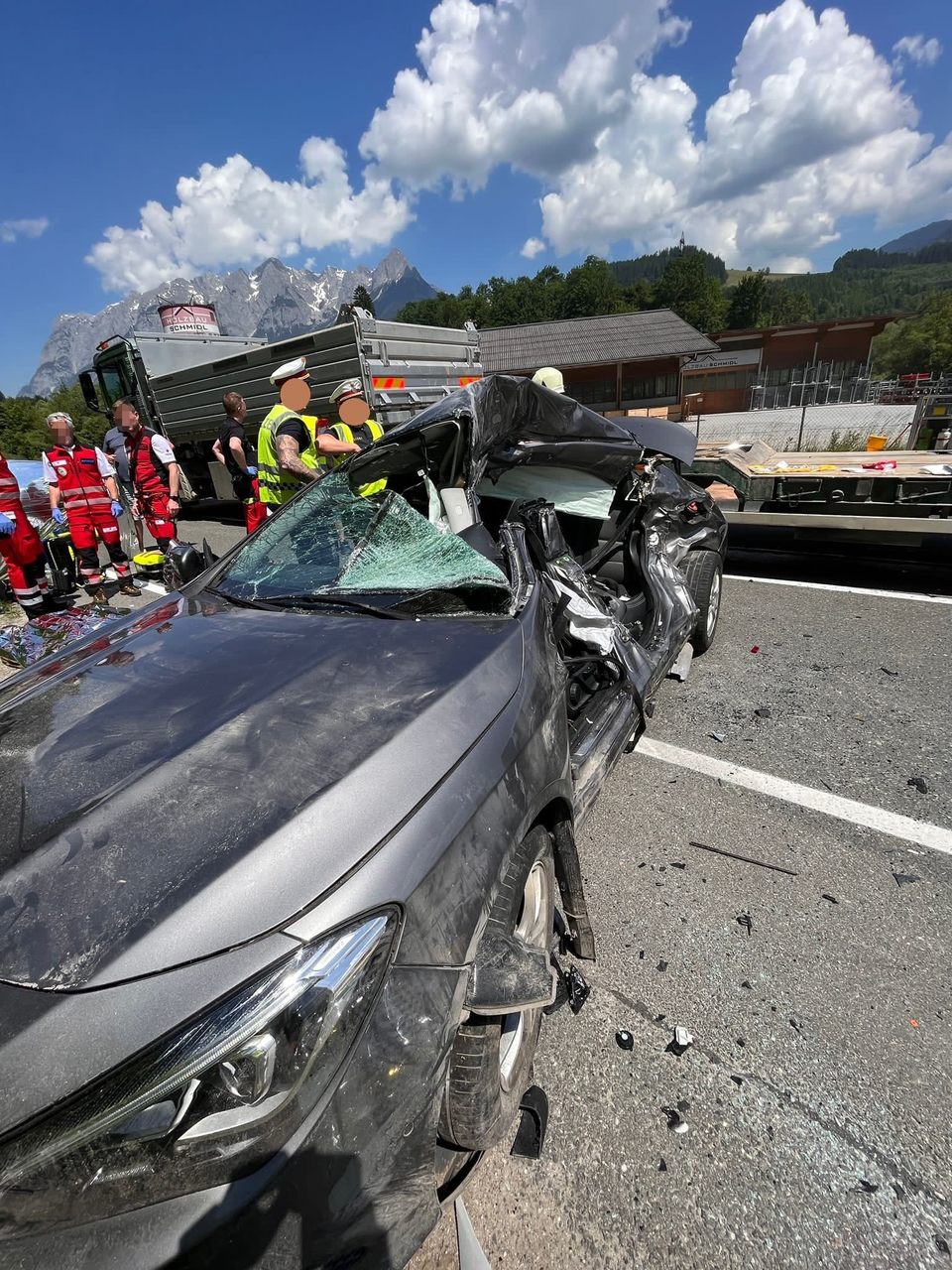 Feuerwehr  Bischofshofen  Unfall
