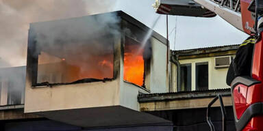 Lagerhalle Feuer Nordwestbahnhof
