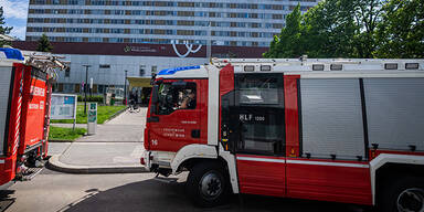 Feuerwehreinsatz in Wiener Rudolfstiftung