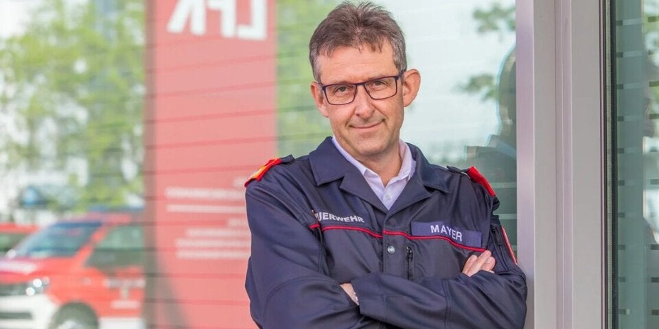 Feuerwehrpräsident Robert Mayer