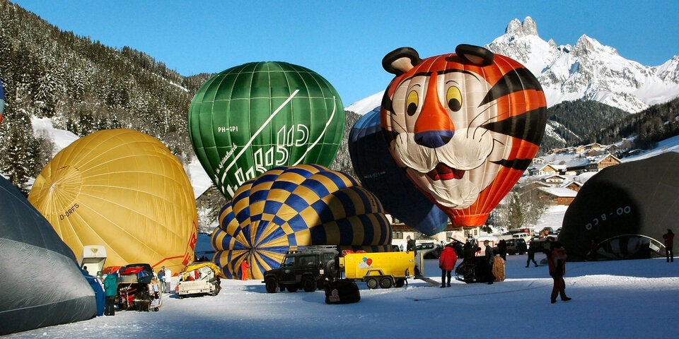 Ballonfahrer finden in Filzmoos ihr Eldorado.