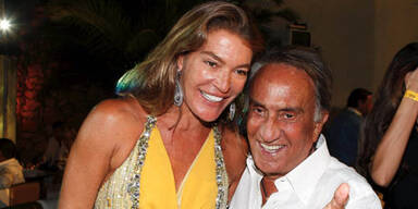 Fiona  Swaroski & Emilio Fede