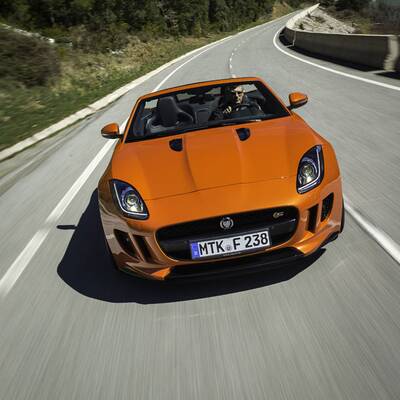 Fotos vom Test des Jagaur F-Type