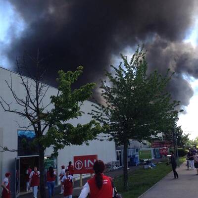 Großbrand im Fischapark