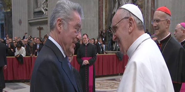 Österreich beim Papst: Fischer gratuliert