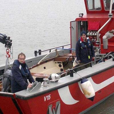 Gekentertes Boot mit GPS gefunden.