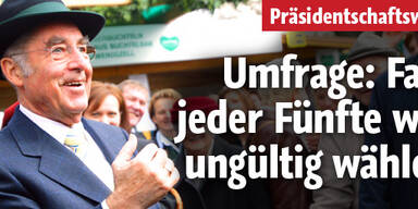 Umfrage: 17 % wählen 
