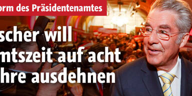 Fischer will 8-jährige Amtszeit