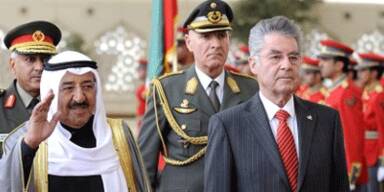 Bundespräsident Fischer in Kuwait eingetroffen
