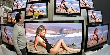 Flachbildschirme sind gefragt