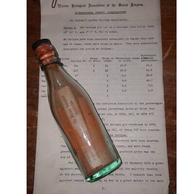 Die älteste Flaschenpost der Welt