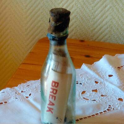 Die älteste Flaschenpost der Welt