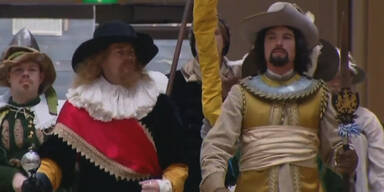 Verr&uuml;ckter Rembrandt Flashmob in Holland