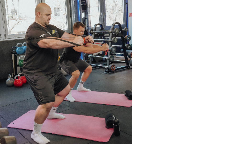 Matthias Göth und Michi Haider zeigen Kräftigungs- und Explosivübungen für den ganzen Körper