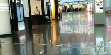 Flughafen Bomben-Alarm