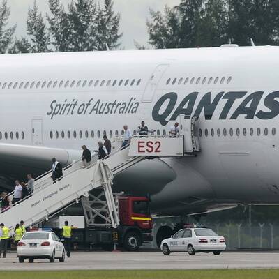Notlandung von Qantas-Superjumbo