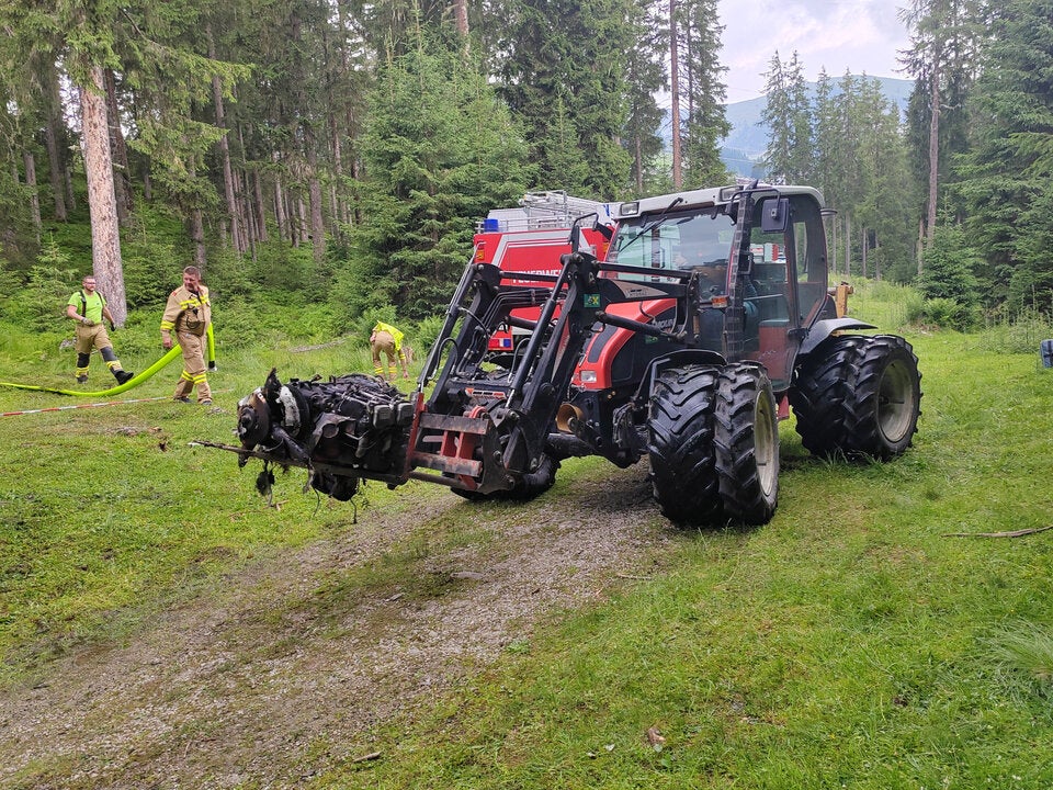 Absturz Wald im Pinzgau