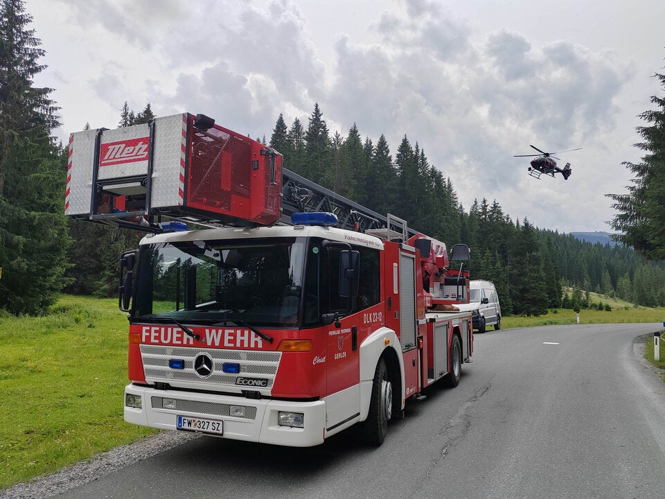 Absturz Wald im Pinzgau