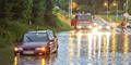 Autolenker entkommt Fluten in letzter Sekunde