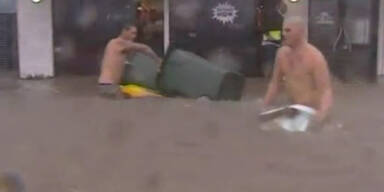 Heftige Springfluten in Australien