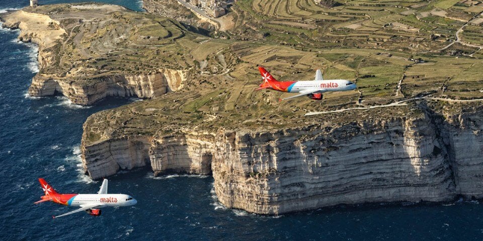 Fluzeug Air Malta