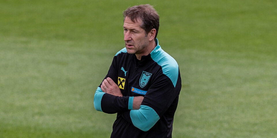 Teamchef Franco Foda beim ÖFB-Training