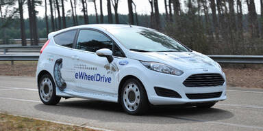 Ford Fiesta mit E-Radnaben-Motoren