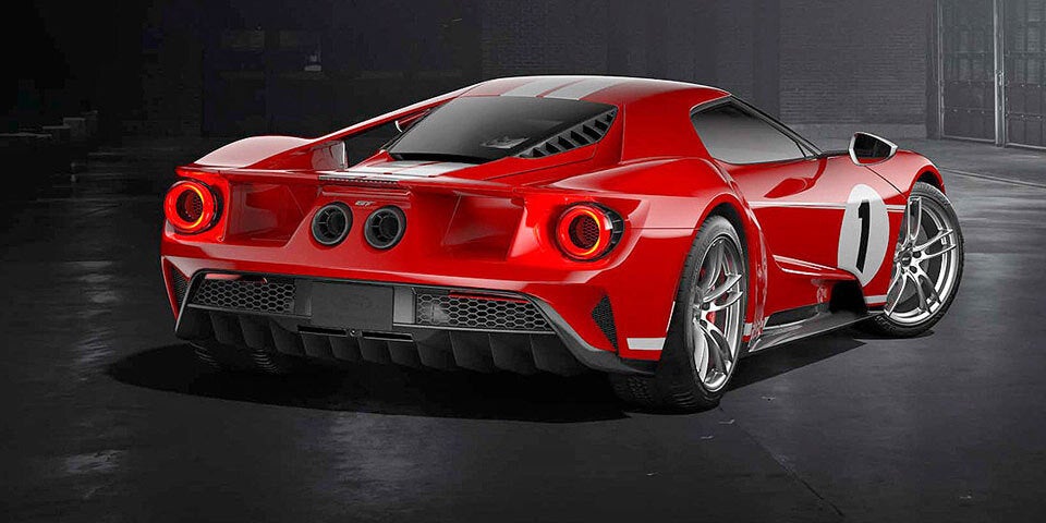 Neuer Ford GT im 1967er Le-Mans-Look