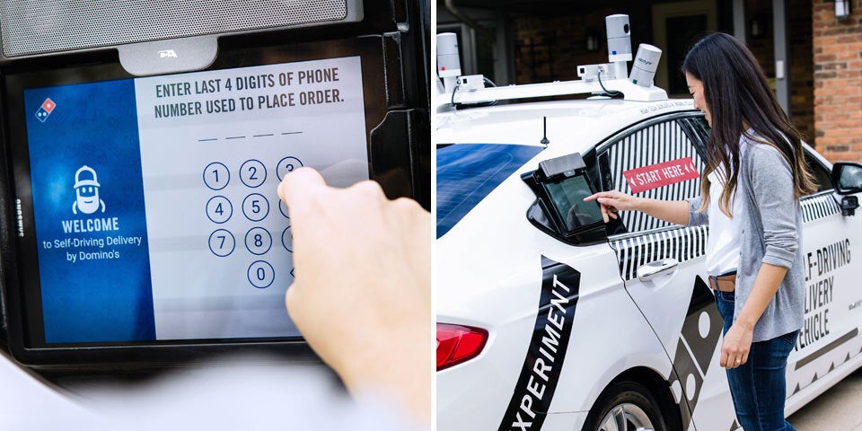 Autonomer Ford liefert jetzt Pizzas aus