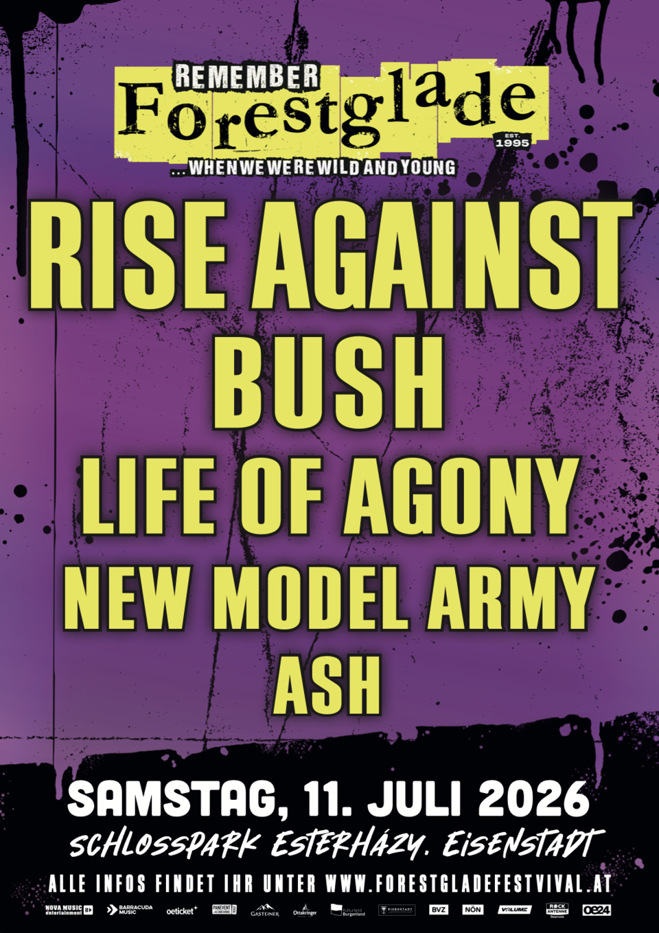 oe24 holt Rise Against, Bush & Co. zum Forestglade